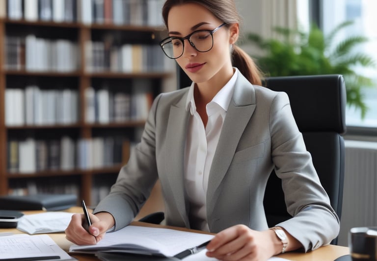 A high-rise building under construction, featuring a modern architectural design with visible concrete structural elements and partially completed exterior. Scaffolding and construction materials are present, indicating ongoing work.