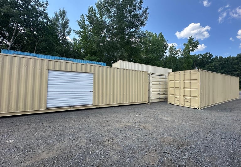 40' modified cargo container