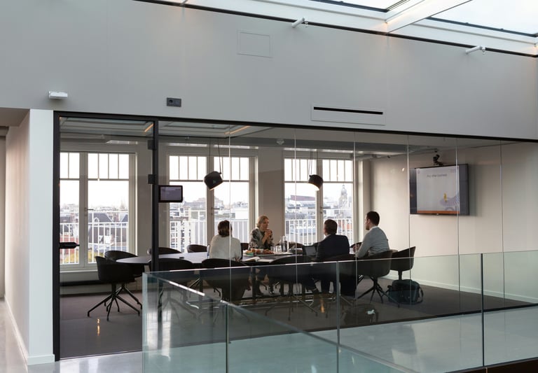 Team of consultants providing services