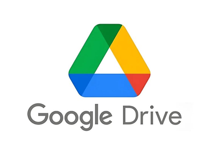 a google drive logo with the google drive logo