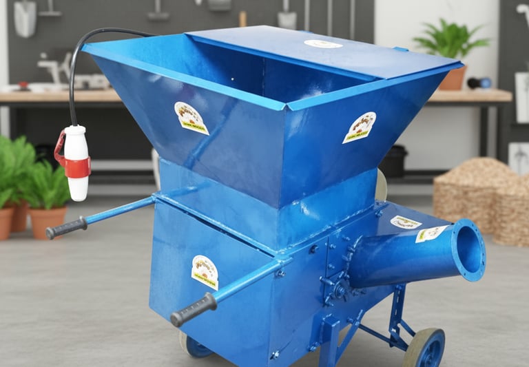 Garden Waste Shredder Machine - Electric