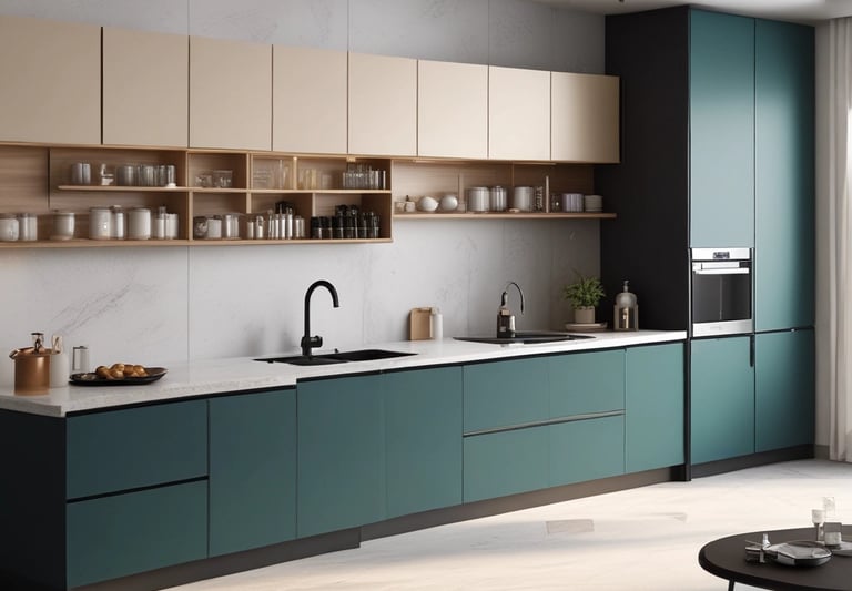 A premium modular kitchen and its essentials
