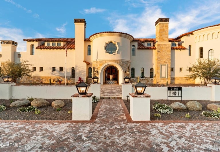 a large building with a large brick building