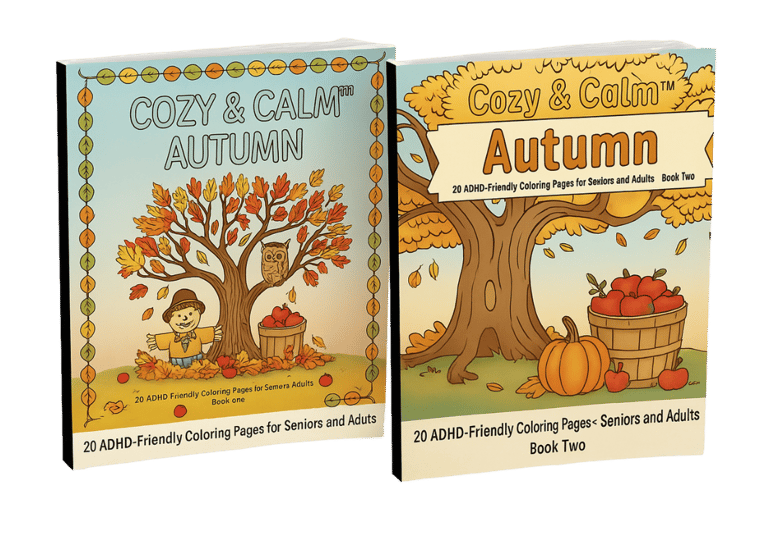 Calm and Cozy Autumn Coloring Books