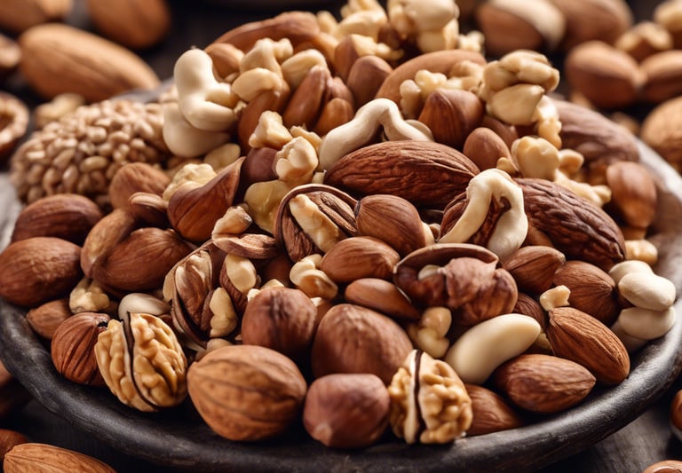 apple beside peanut butter