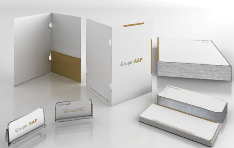 Design Gráfico para Grupo AAP Construtora de Obras