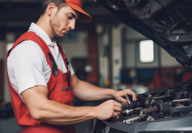 A stylish studio apartment with modern furnishings and bright colors.