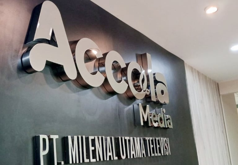 Huruf Timbul memiliki beberapa material atau bahan