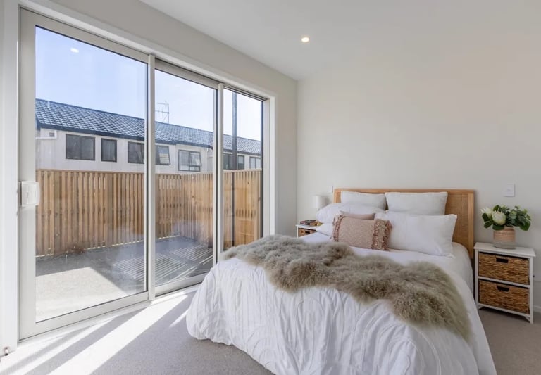 New Townhouse Bedroom Wellington