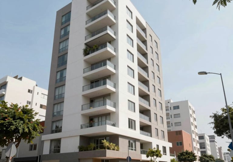 Cozy house with a small garden and bright windows in a quiet Lima neighborhood.