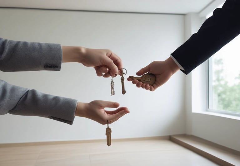 Interior of a bright prefabricated house with modern kitchen and open living area in Barcelona style.