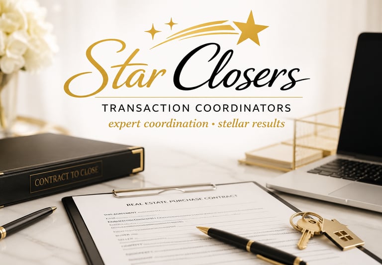 Florida real estate closing coordination paperwork and contract to close process