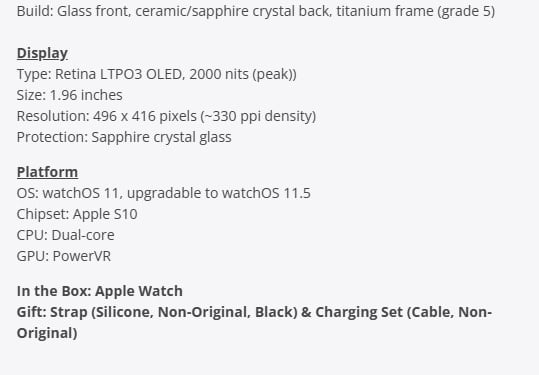 APPLE WATCH SERIES 10