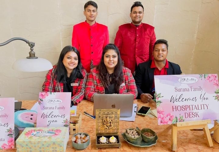 VIP Shadow arrangements by Geet Events