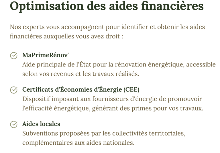 MaPrimeRénov, CEE, ANAH, Aides locales, nationales, subventions