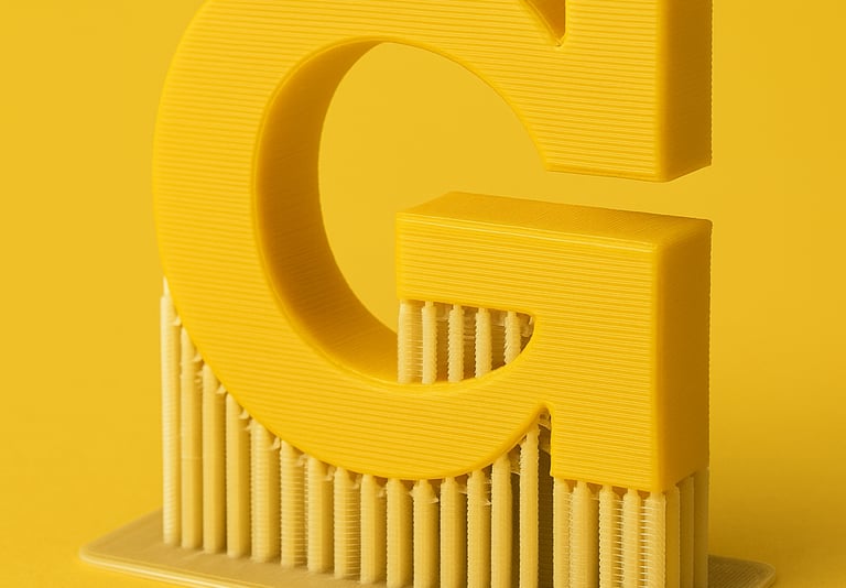 support bij 3d printen