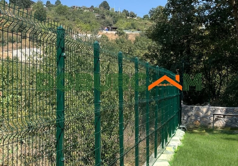 Bursa Panel çit Doburcam Yapı Tel Çit Bursa Yeşil Tel Bursa Yeşil Çit villalara panel çit bahçe