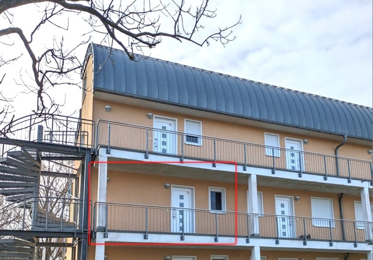 Zugang mit eigener Haustür