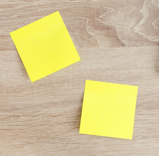 Noteer op post its in steekwoorden wat er in je opkomt.