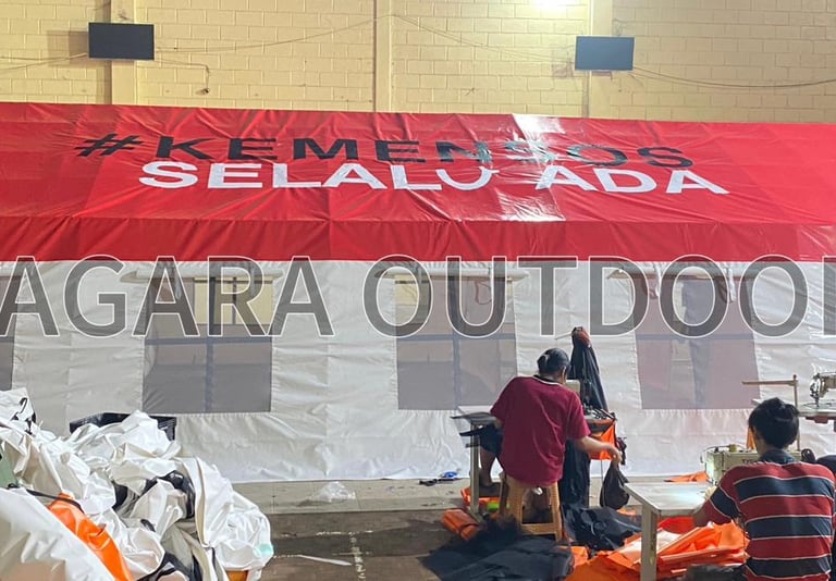 pabrik tenda kemensos ri