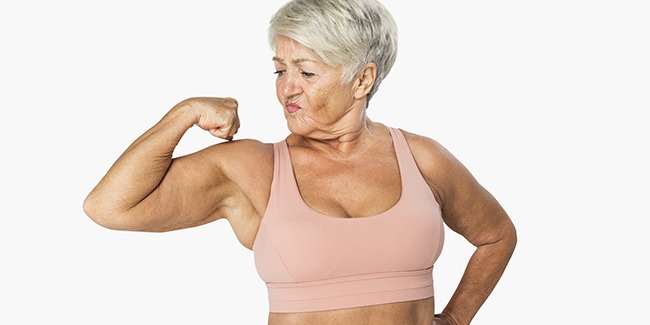 femme agée sportive