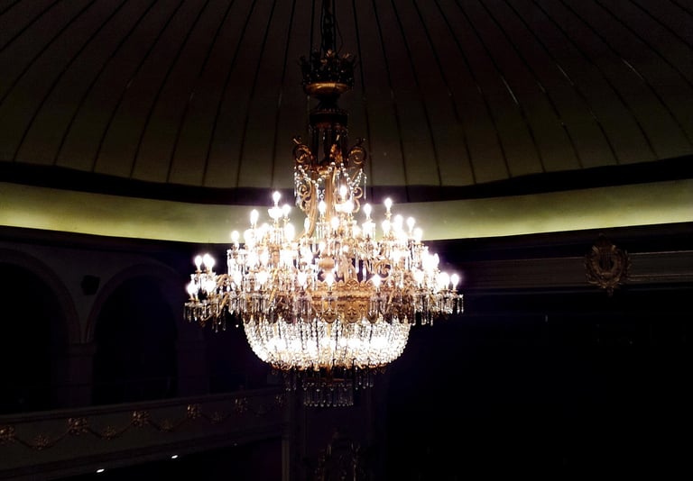 With a little Ilumination... Municipal Theatre, Piraeus