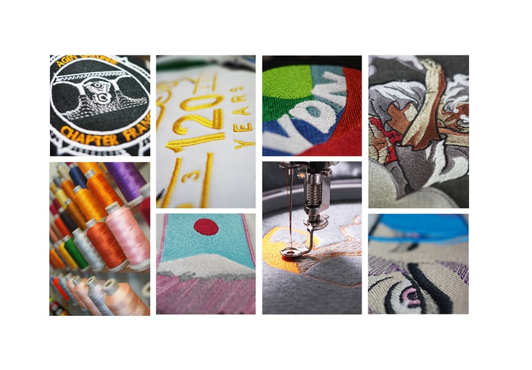 Canvas d'exemple de broderie