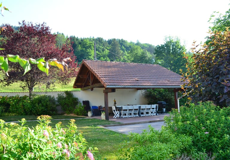 Espace repas extérieur