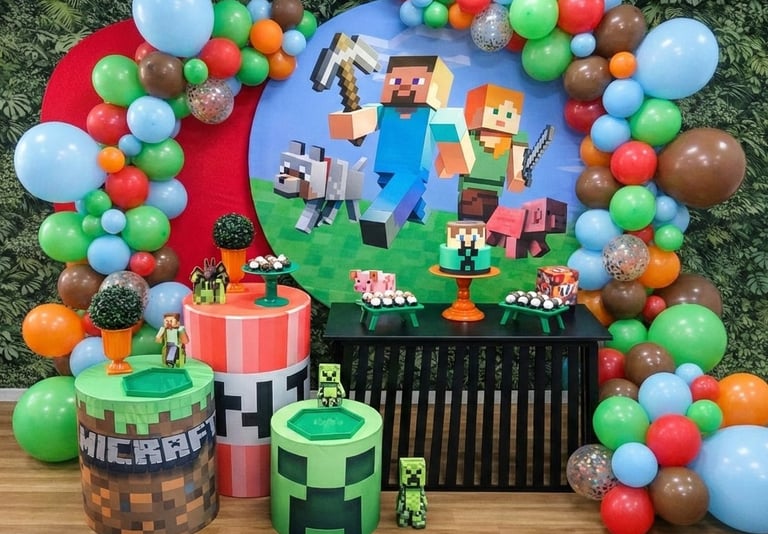 decoração Minecraft em Florianópolis