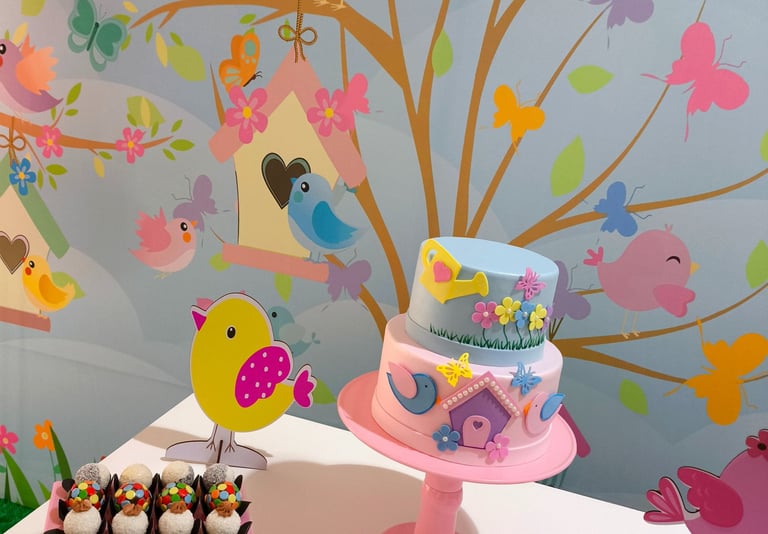 decoração jardim encantado