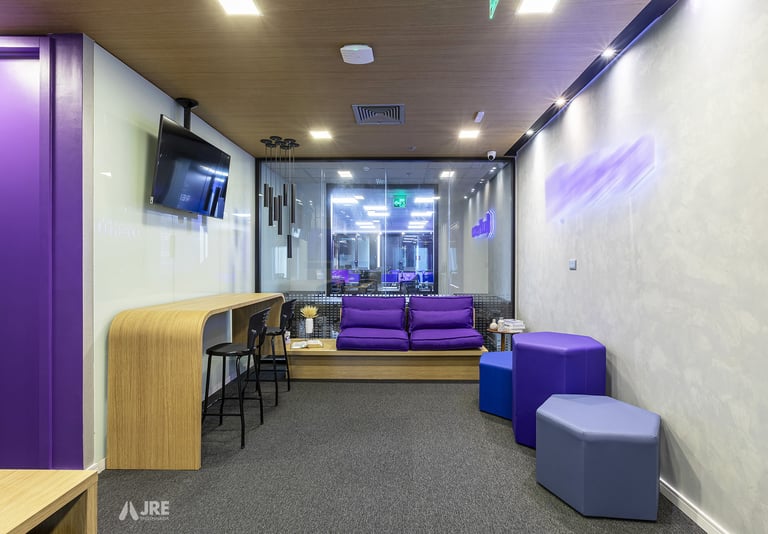 sala espera escritório moderno