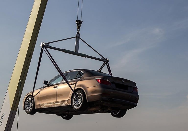 aluguel de guindaste para içamento de cargas