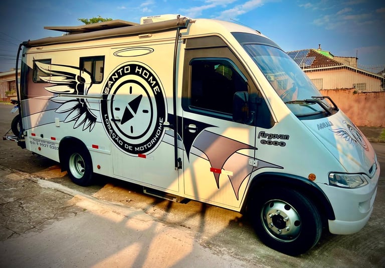 Um motorhome para alugar e se divertir, sem destino certo.
