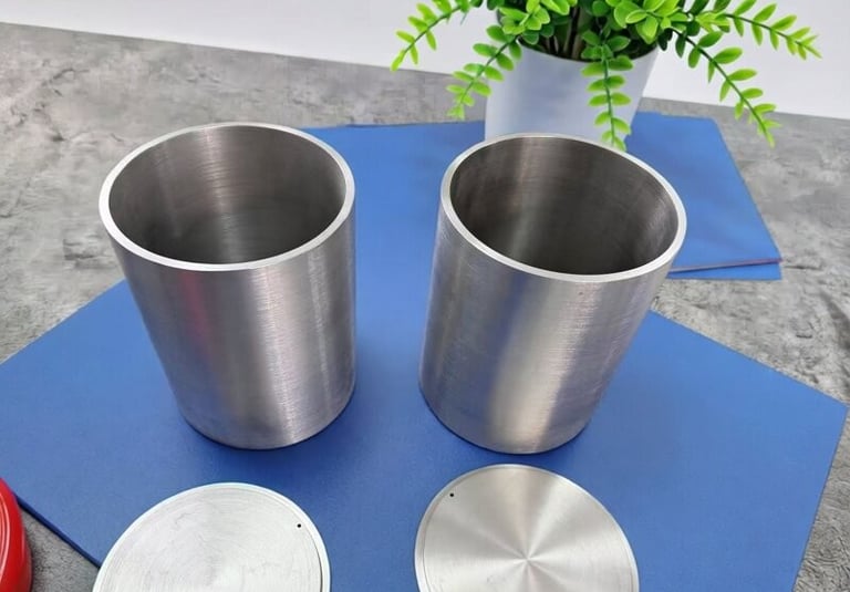 High purity tungsten crucible for sapphire crystal growth