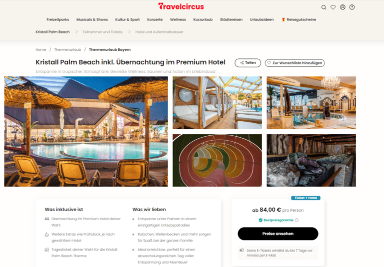 Travelcircus Deal: Kristall Palm Beach & Hotel