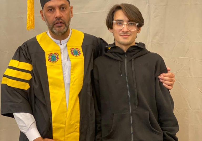 nasym khan khan with his docter brother