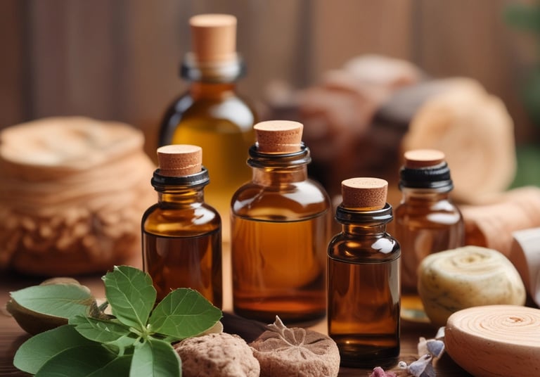 A serene spa setting with calming decor and candles.