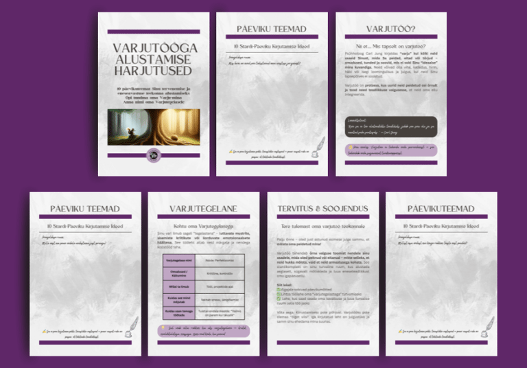 varjutöö päevaiku teemad Soul Sisters Tarot