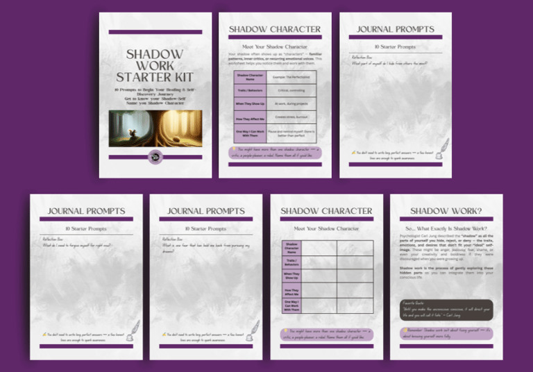 Shadow Work Journal Prompts Soul Sisters Tarot