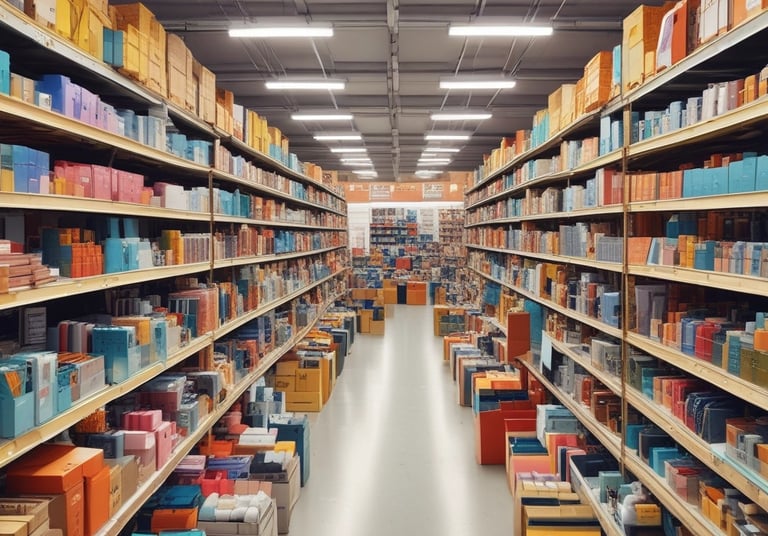 A close-up of modern electronic gadgets on display.