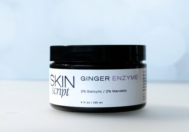 a jar of Ginger enzyme