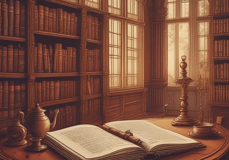 A futuristic cityscape representing science fiction themes