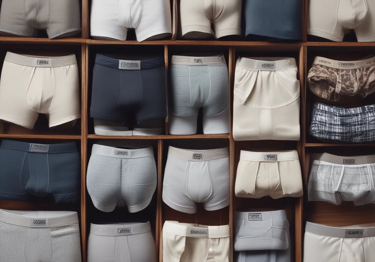 A cheerful outfit set for men laid out with accessories on a bright background