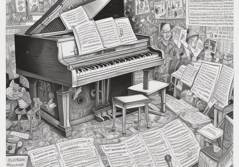 A black and white mask with a sad face