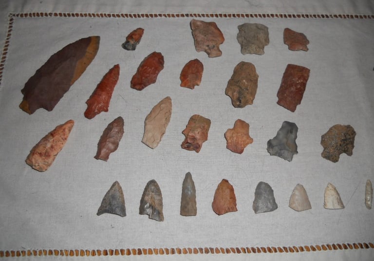 Indian artifacts in Mississippi