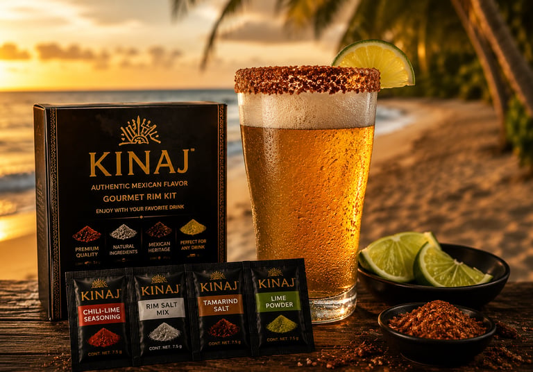 Diseñado para elevar margaritas, micheladas, cervezas y cócteles con auténtico sabor mexicano.