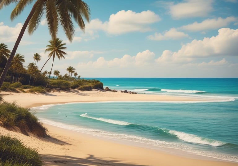 Close-up of a minimalist abstract print in soft pastel tones ready to download and print.