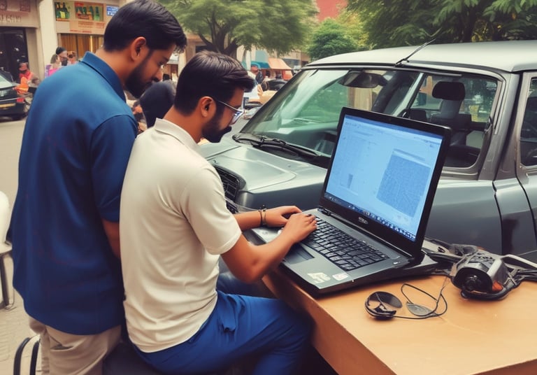 A collection of heavy vehicle brake components, showcasing various types available.