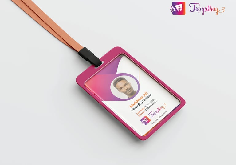 a badge 