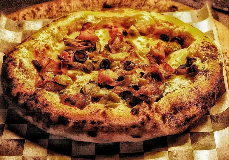 Pizza Napolitana artesanal con ingredientes frescos en Santiago NL